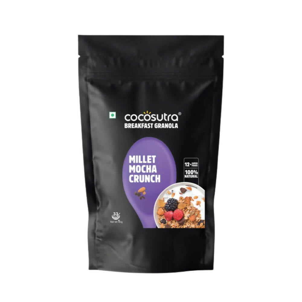 Cocosutra Millet Mocha Crunch Breakfast Granola