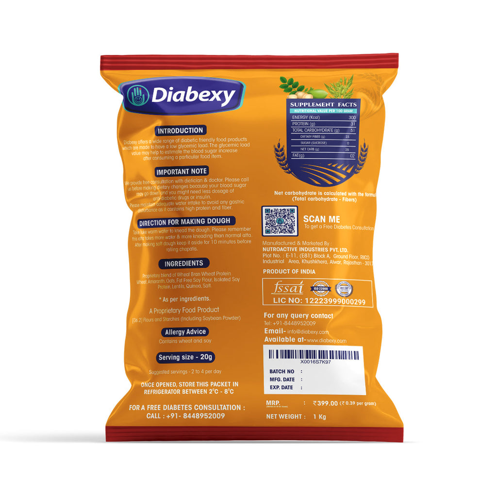 Diabexy Atta Lite Nuts Free