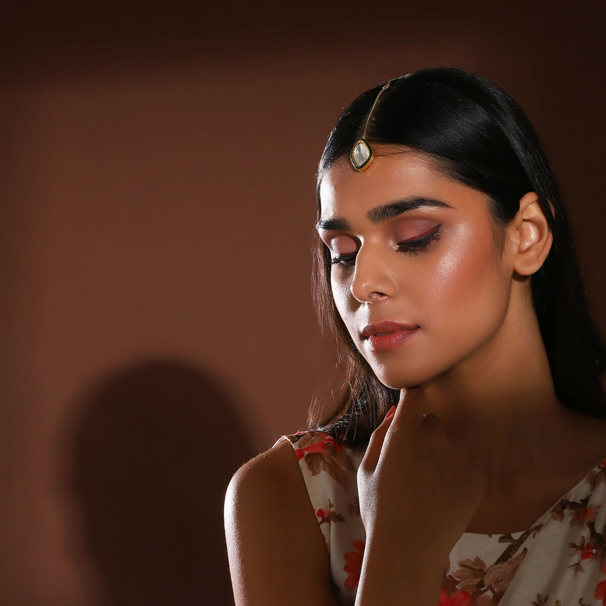 Kundan Maang Tikka- Ruby Raang
