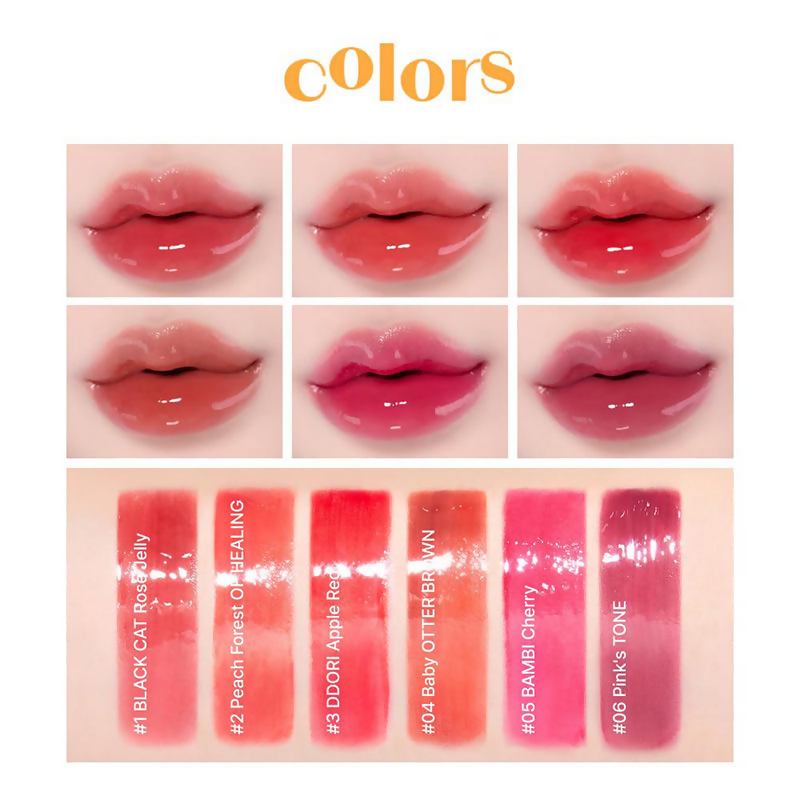 Etude House Over Glowy Tint - 02 Peach Forest Of Healing