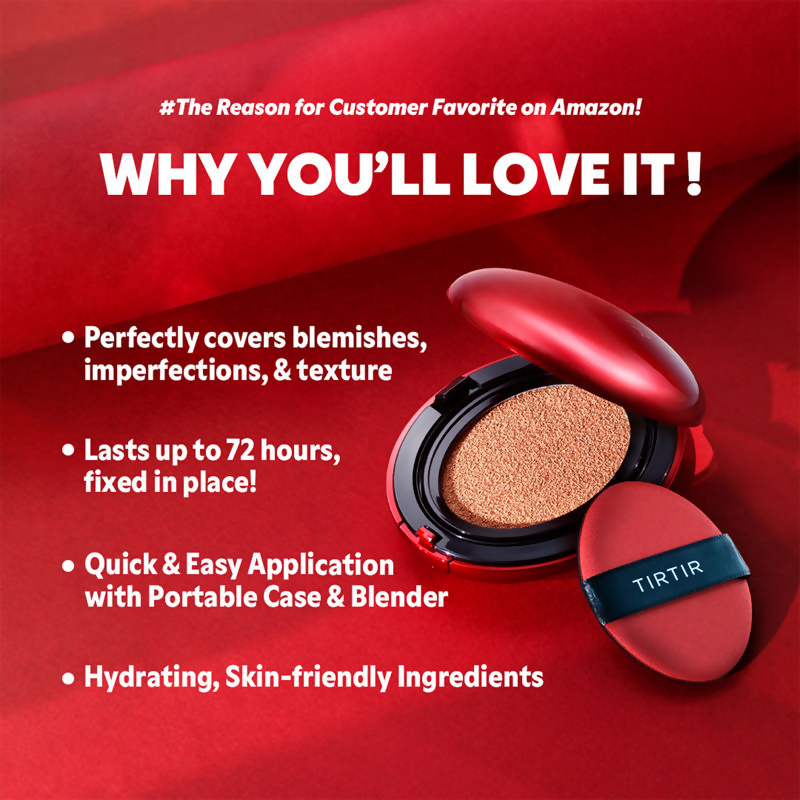 Tirtir Mask Fit Red Mini Cushion Foundation - 13N Fair Ivory