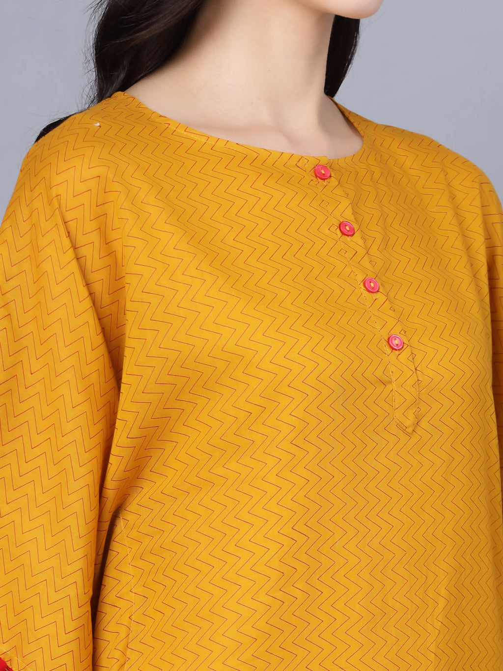 Myshka Mustard Yellow Layered Kaftan Dress