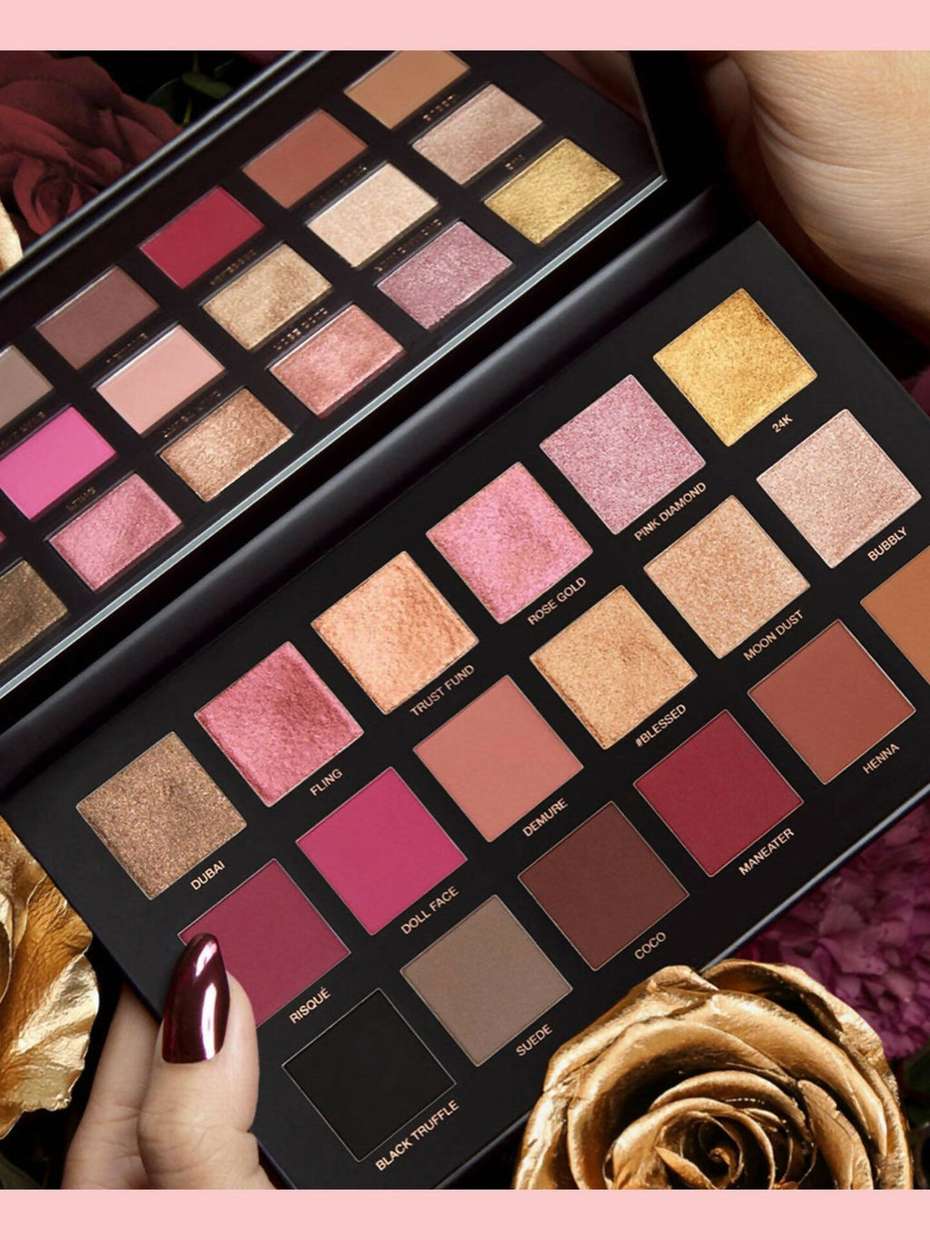 Favon Rose Gold Professional Eyeshadow Palette