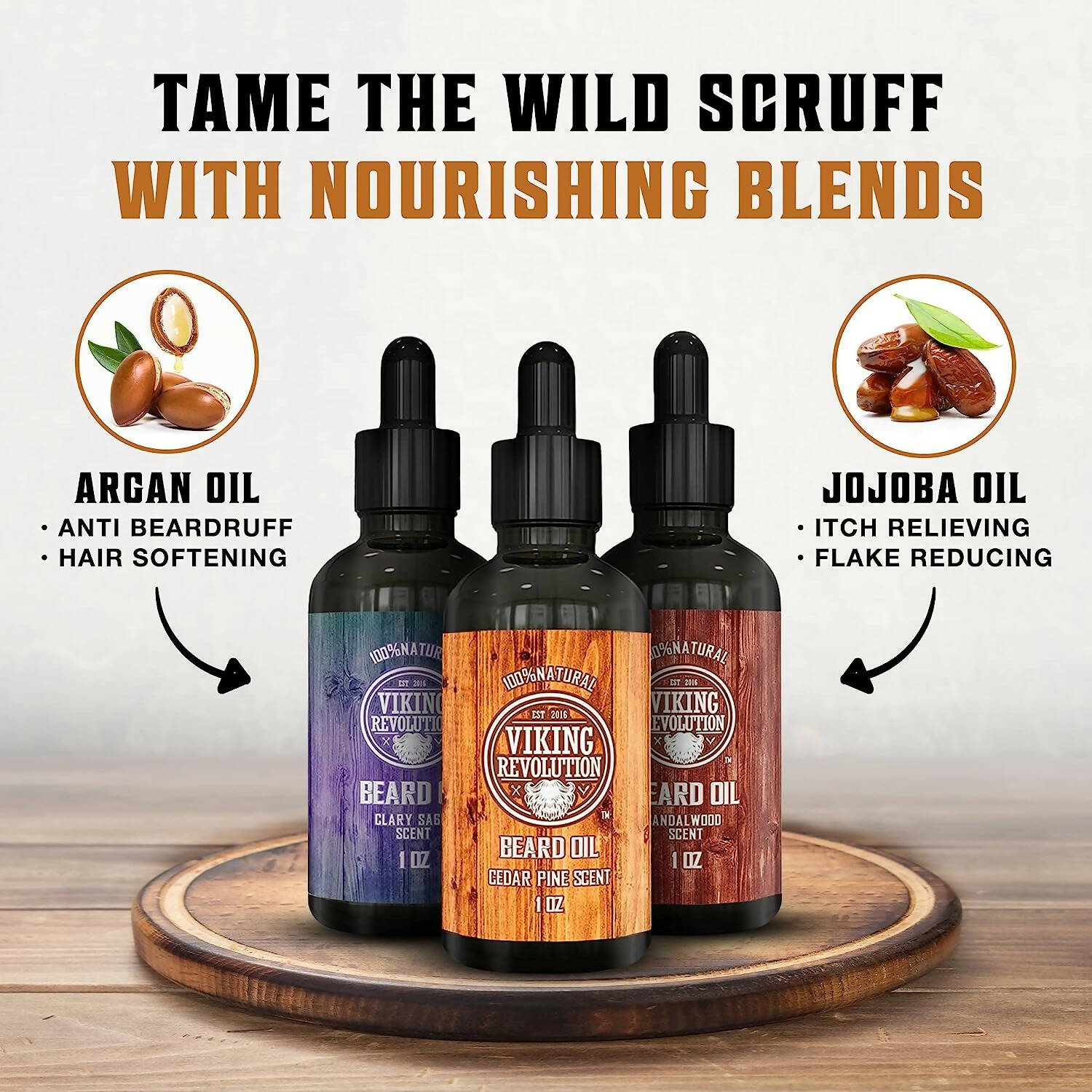 Viking Revolution Beard Oil Combo