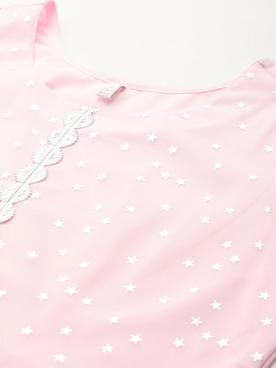 Ahalyaa Women's Traditional Wear Co-ods - Pink