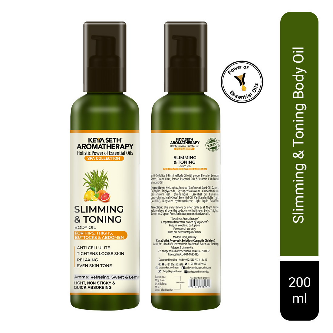 Keya Seth Aromatherapy Slimming & Toning Body Oil