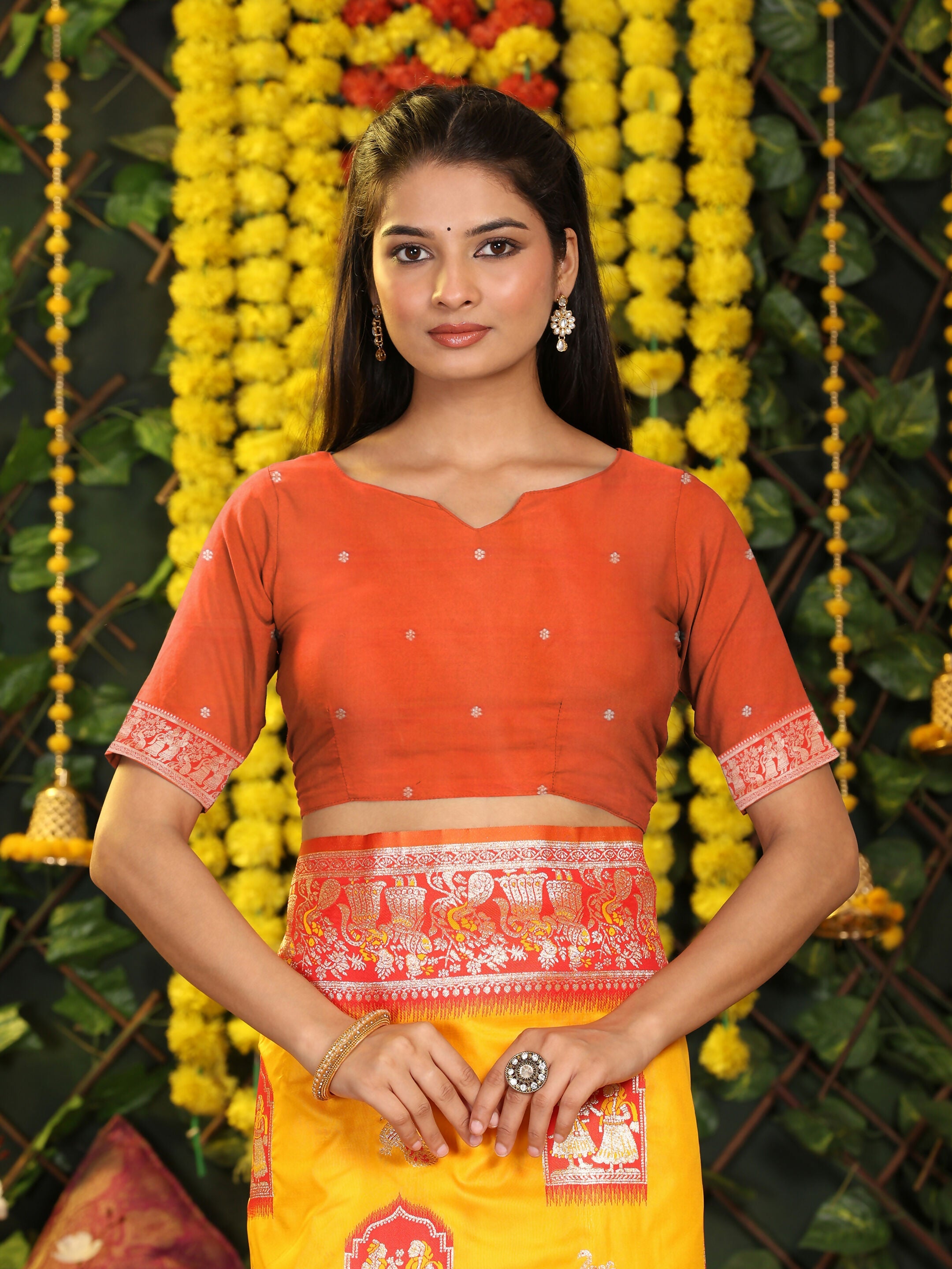 Shree Shyam Fashion Silk Yellow Saree
