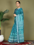 Shree Shyam Fashion Cotton Sky Blue Saree