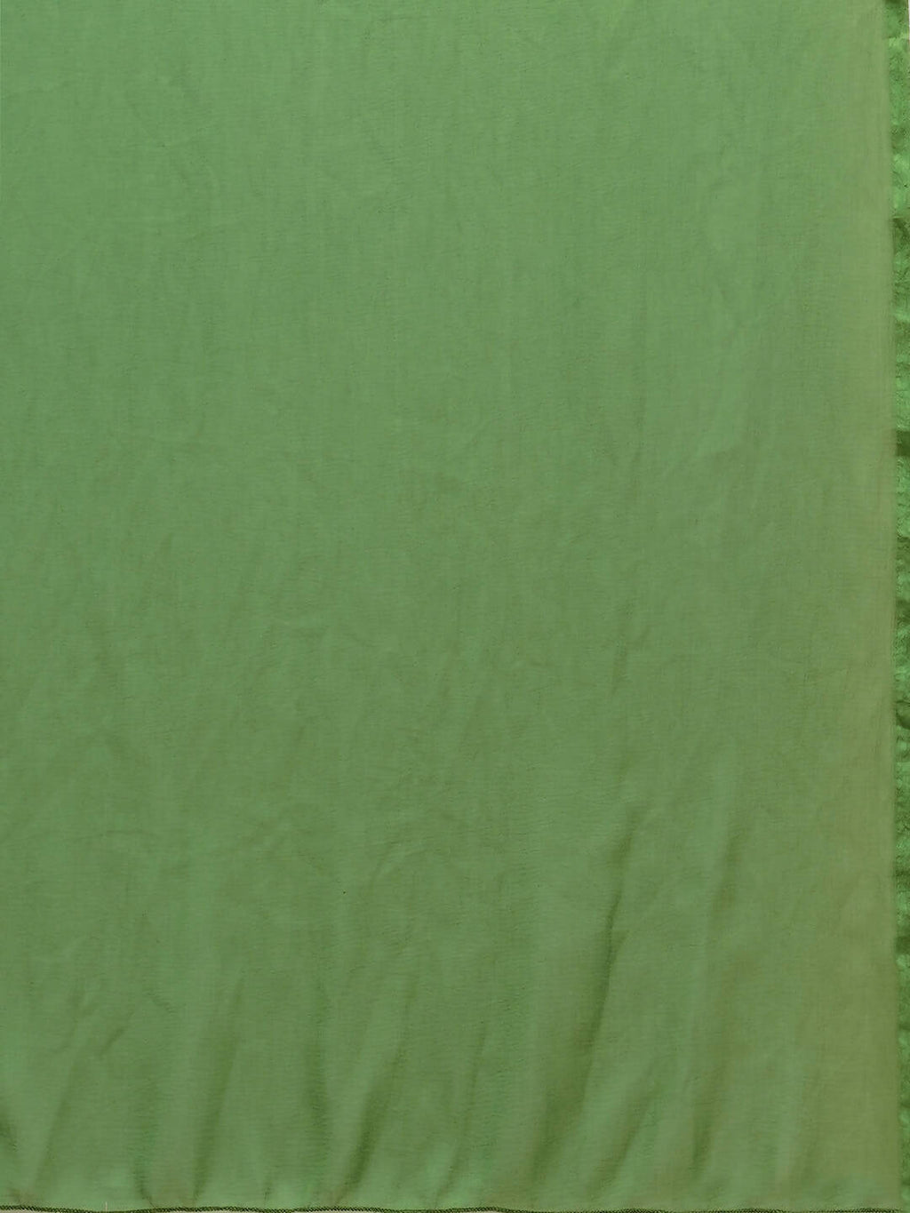 Green Pure Cotton Floral Printed Naira Cut Kurta And Bottom With Dupatta - Akashara