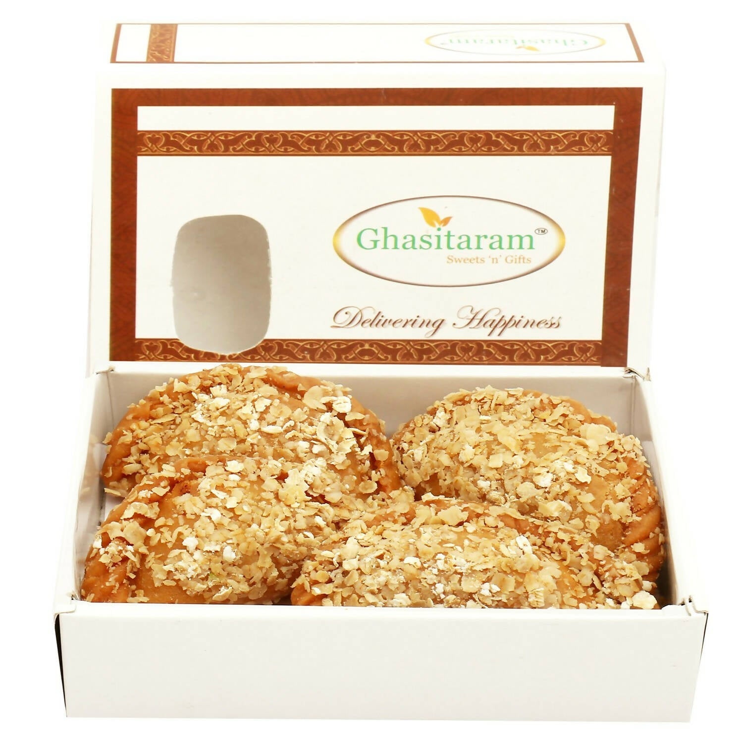 Ghasitaram Holi Sweets - Roasted Oats Gujiya