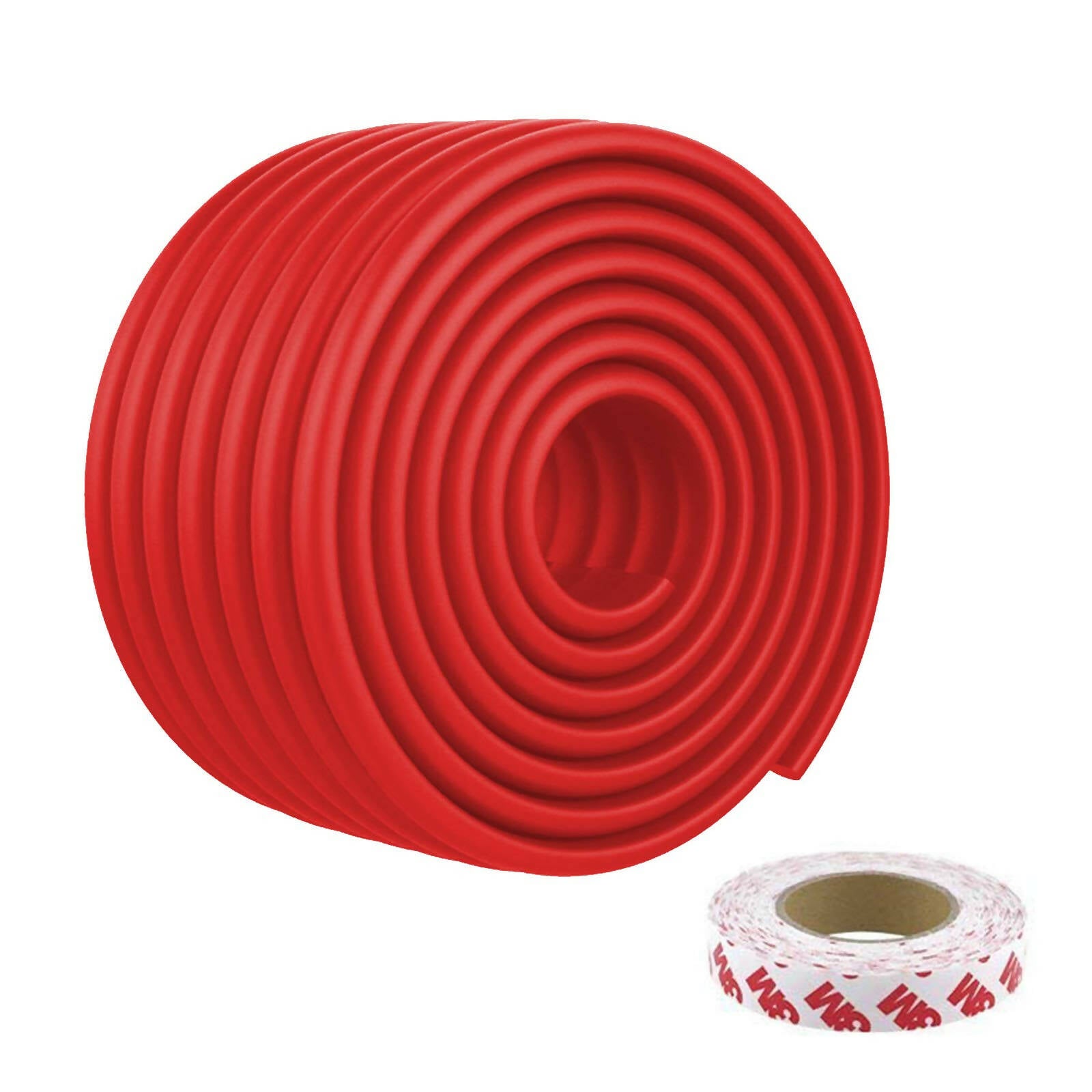Safe-O-Kid Unique High Density- Prevents From Head Injury Multi-Functional 2 Meter Edge Guard - Red