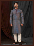 Joban Fashion Multicolor Art Silk Digital Print Kurta Pyjama