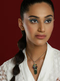 Women's Silver-Plated Necklace - Ruby Raang