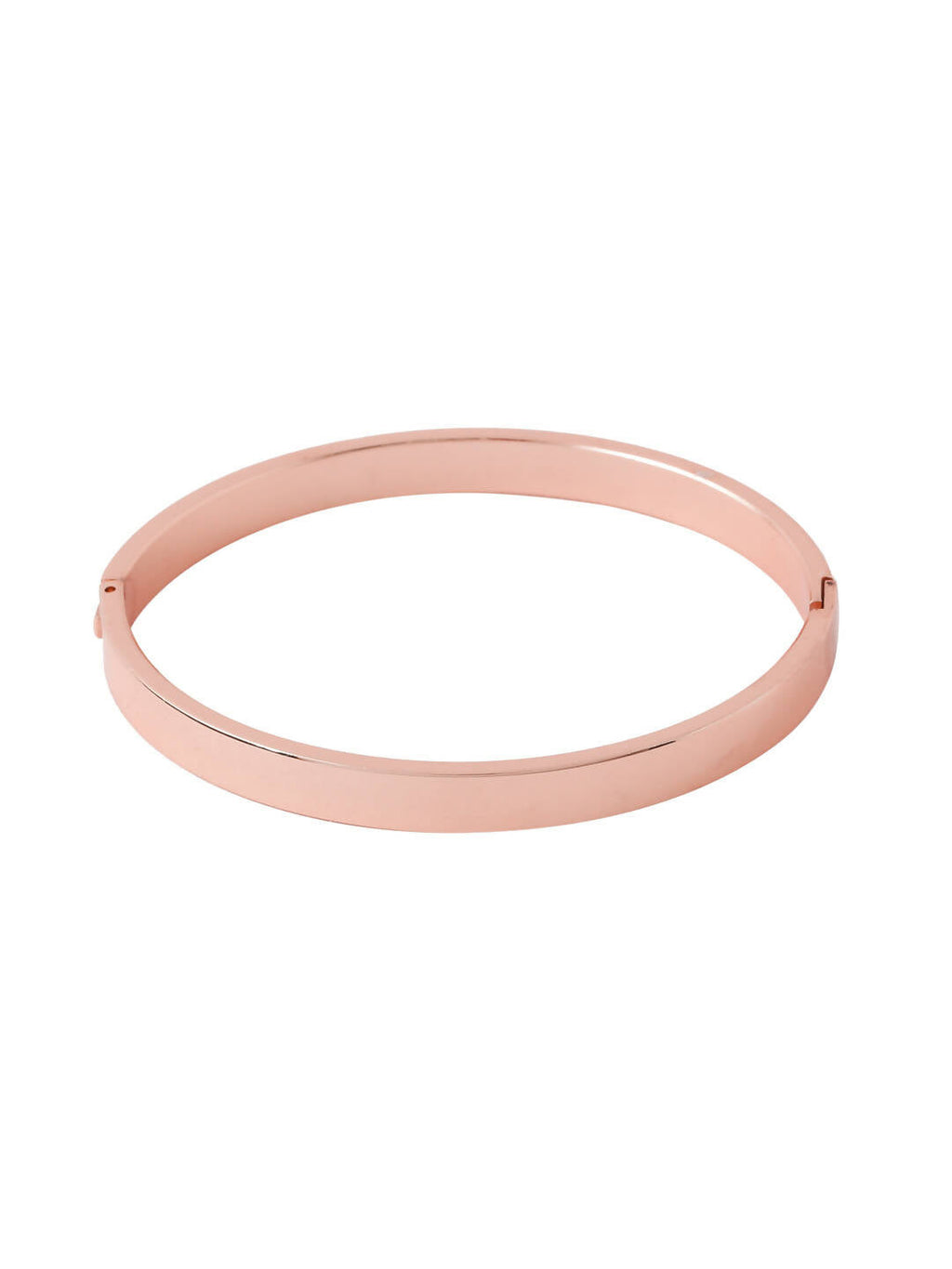 NVR Men's Rose Gold Metal Interlock Kada Bracelet