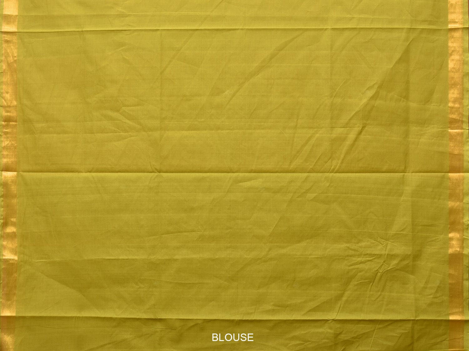 Olive Uppada Cotton Handloom Saree with Jamdani Pallu Design - Global Threads
