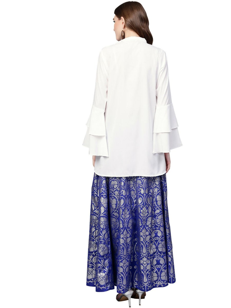 Ahalyaa Women's Traditional Wea Co-ods - White