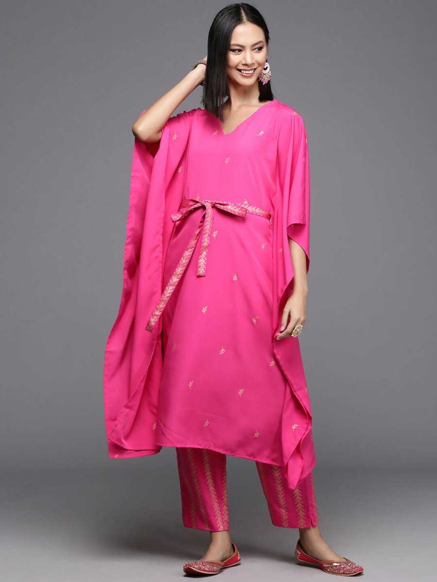 Ahalyaa Women's Traditional wear Kurta Set - Pink