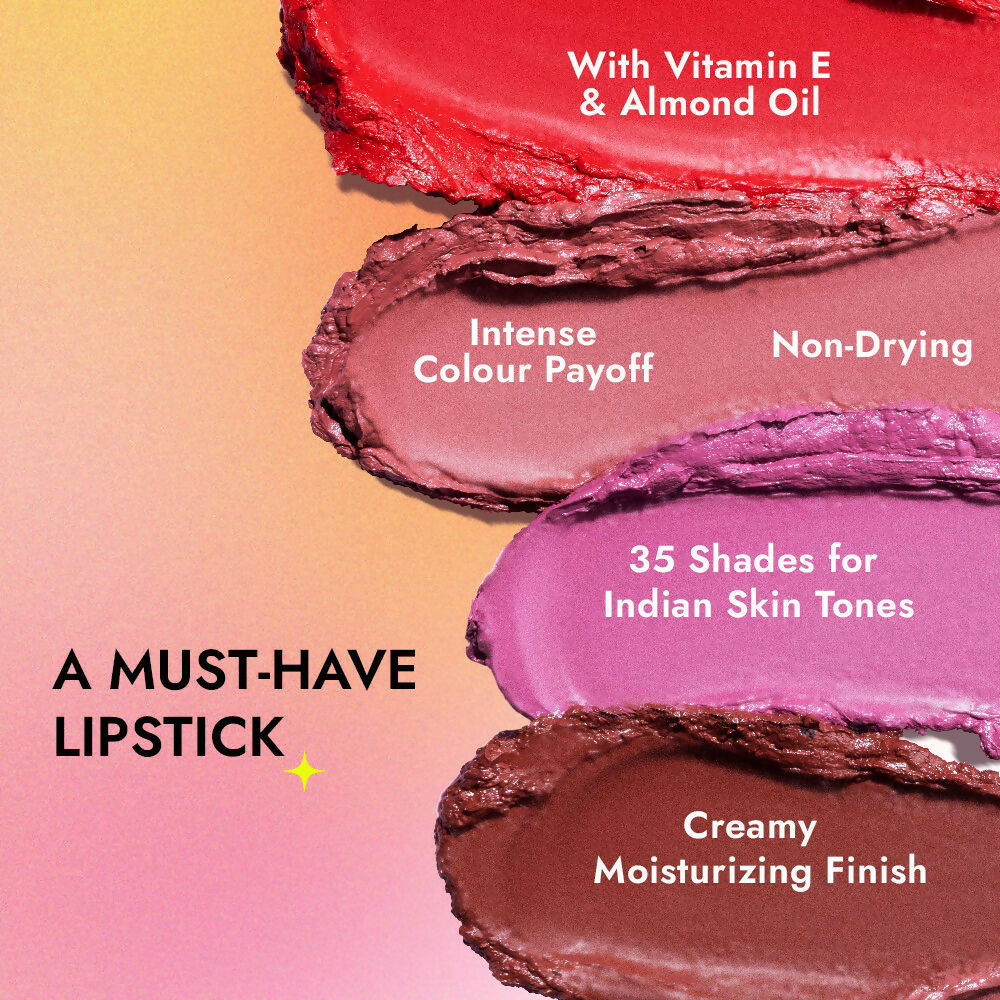 Nykaa So Creme Creamy Matte Lipstick - Slaycation