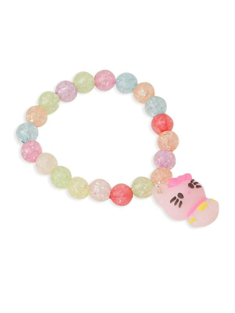 NVR Men & Women Set of 3 Artificial Beads Stylish Bracelet