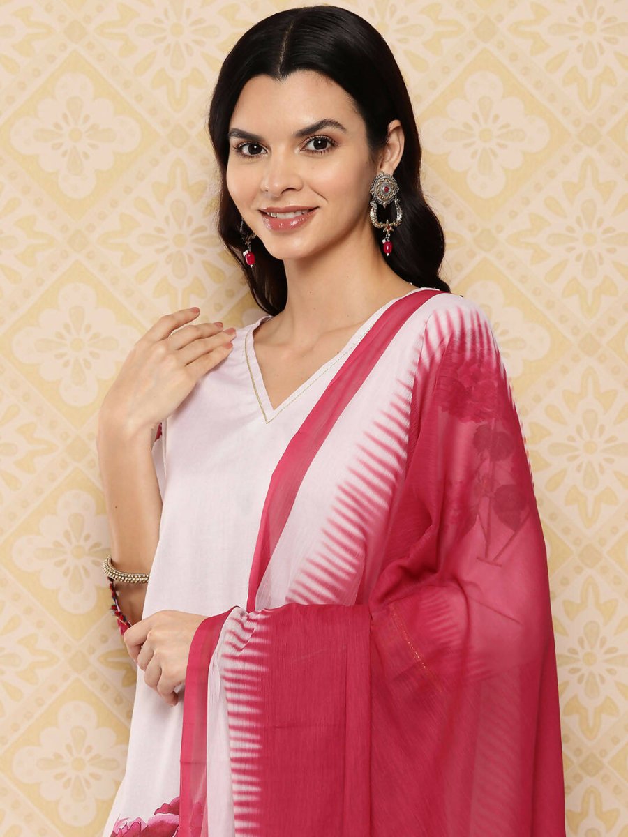 Ahalyaa Women's Traditional wear Kurta Set - Beige