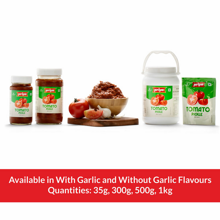 Priya Tomato Pickle Without Garlic