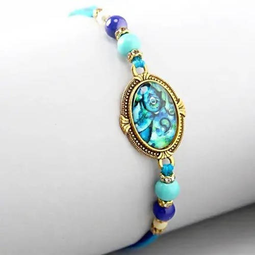 Striking Epoxy Rakhi & LuvIt Goodies Chocolate Box