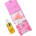 Natural Vibes Rose Quartz Gua Sha with Free Gold Beauty Elixir Oil