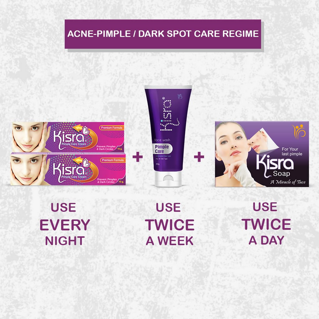 Kisra Ultimate Anti Acne - Pimple & Dark Spot Care Kit