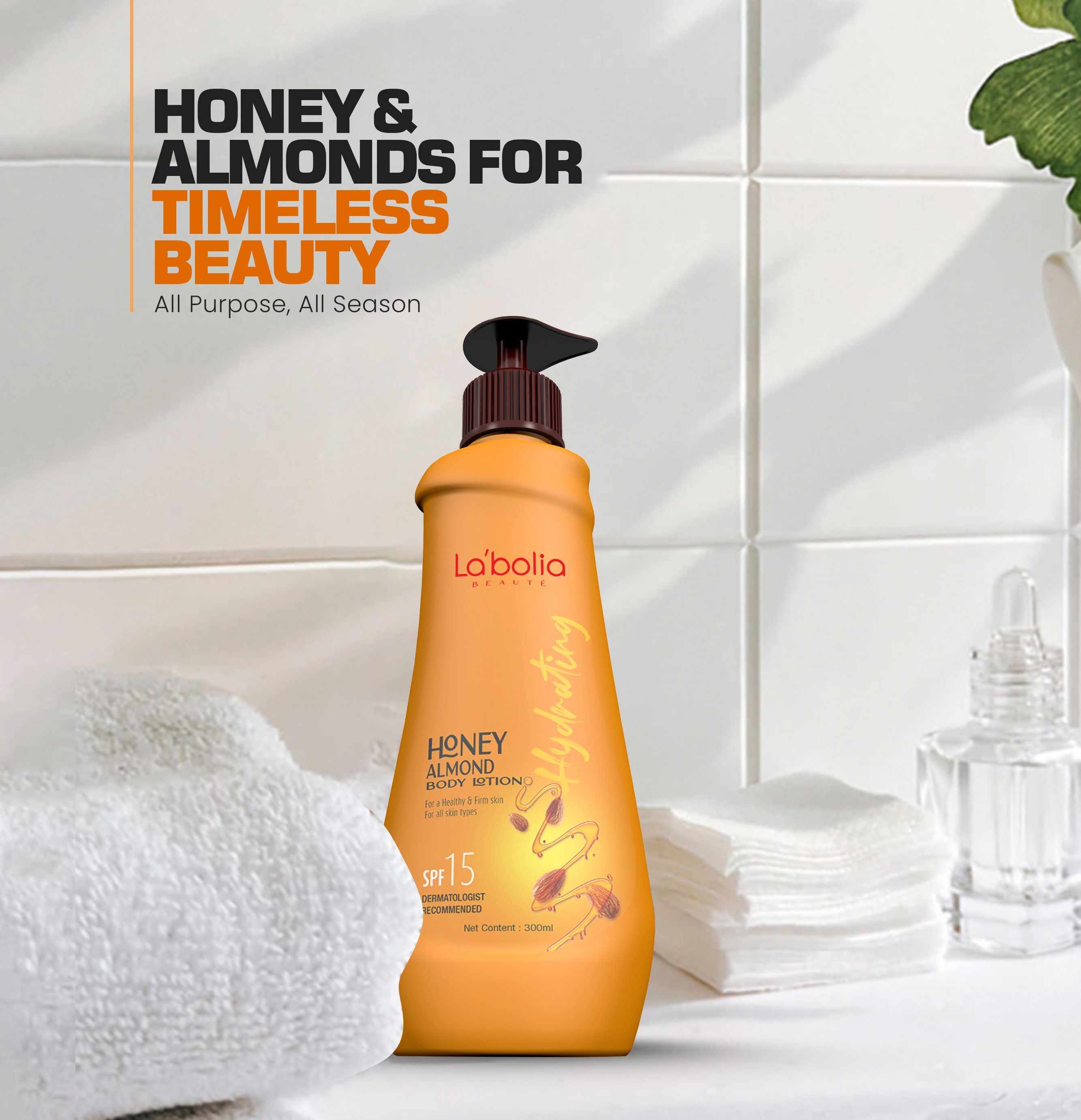 Labolia Beaute Honey Almond Body Lotion