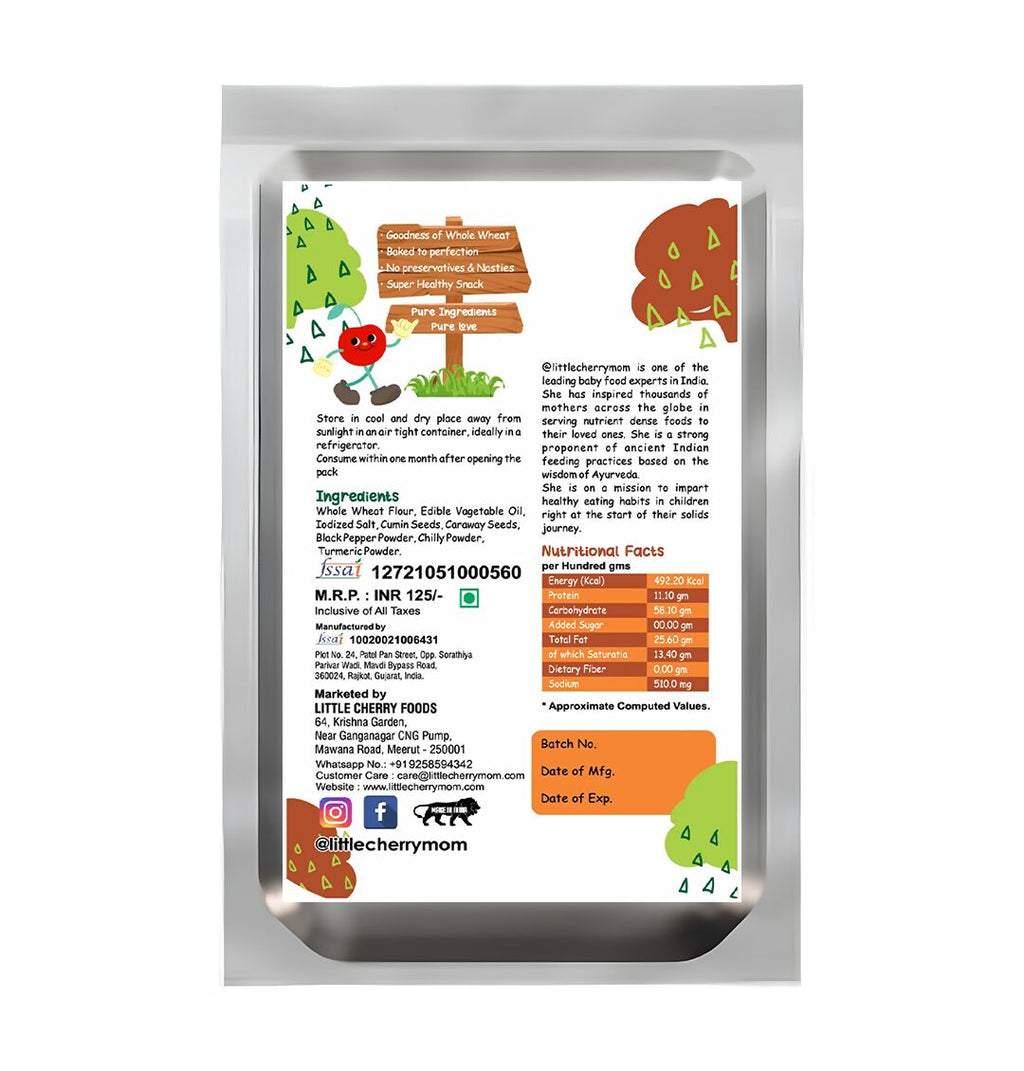 Littlecherrymom Whole Wheat Khakhra ?Masala
