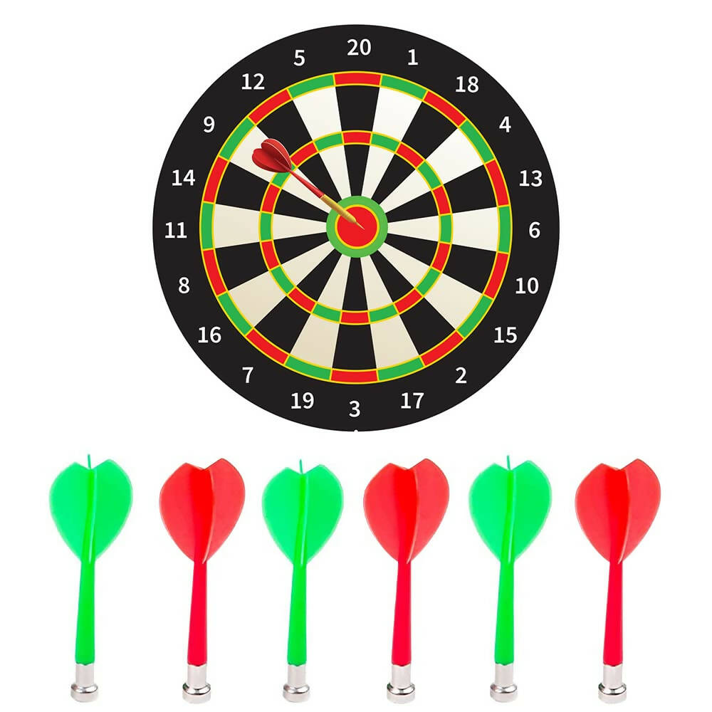 Kipa Gaming Dart On: Magnetic Dart Board Game- Bullseye Dart Board with 6 pcs Safe Darts for Indoor and Outdoor Game
