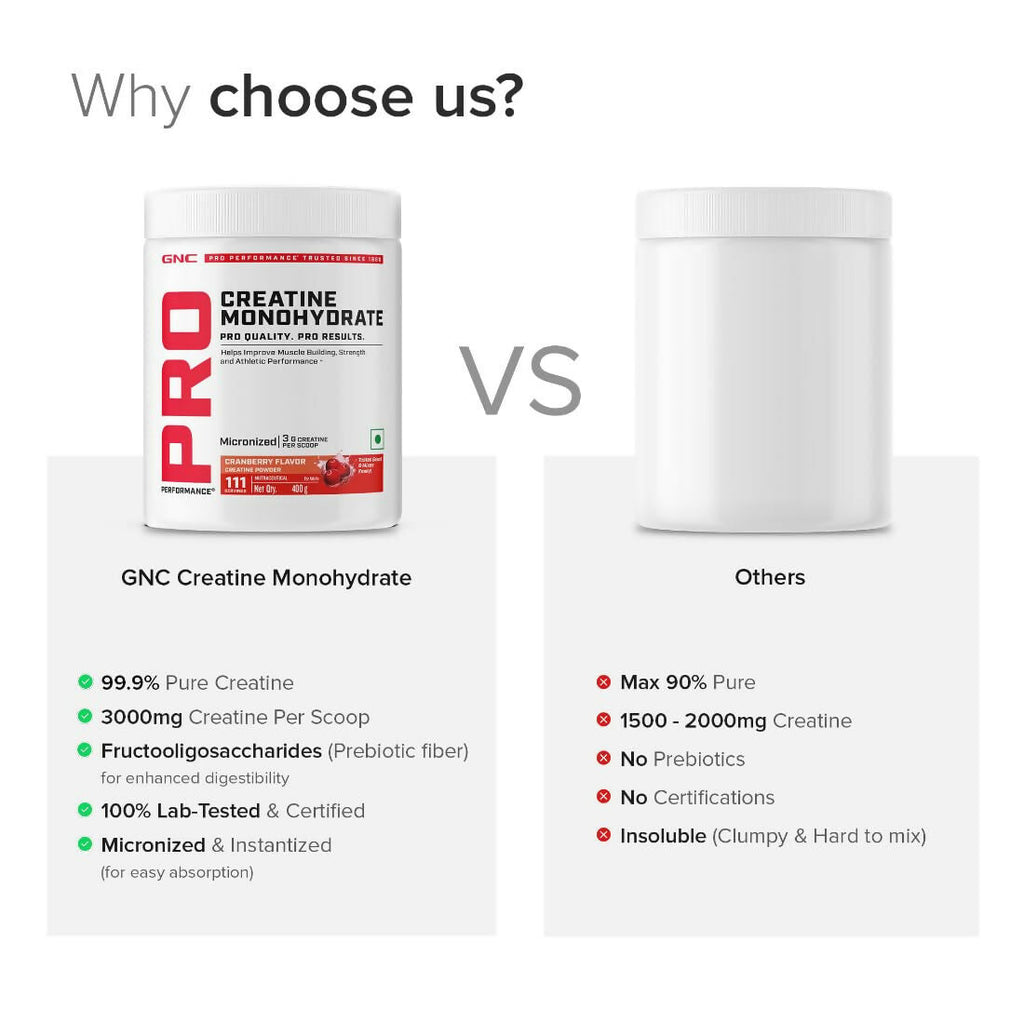 GNC Pro Performance Creatine Monohydrate Cranberry