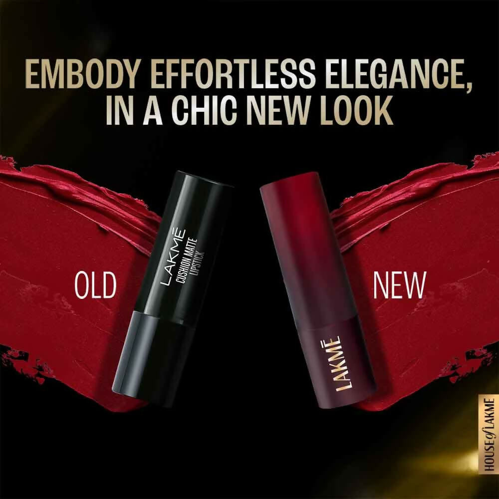 Lakme Forever Matte Lipstick, Made With French Rose Oil Extracts - Pink Prom