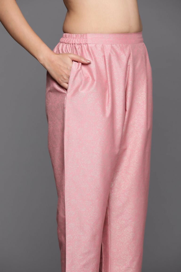 Ahalyaa Women's Traditional wear Kurta Set - Pink