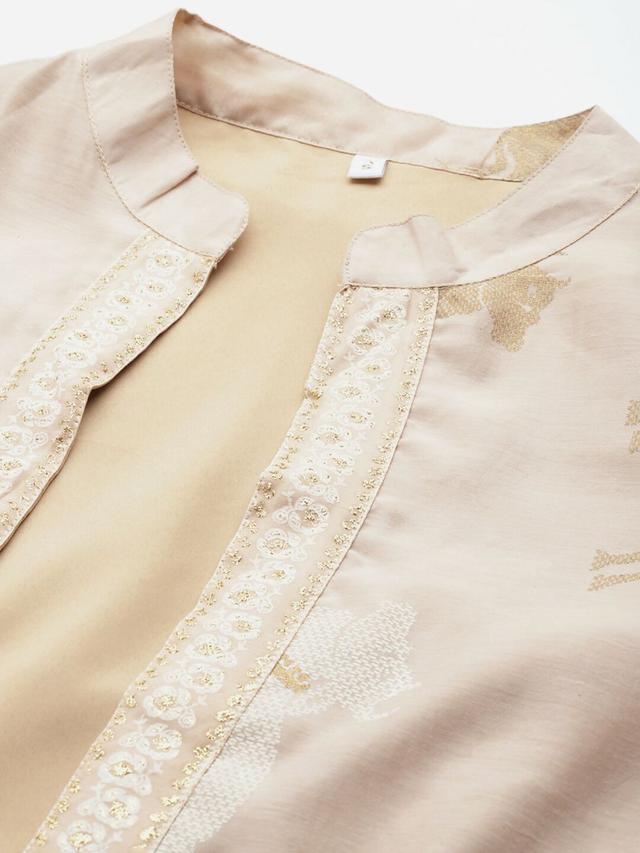 Ahalyaa Women's Traditional Wear Co-ods - Tan