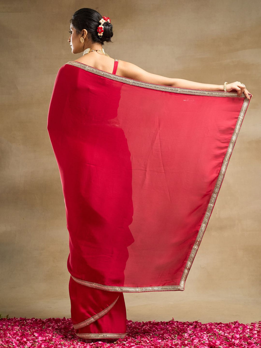 kasee Embroidered Silk Blend Saree