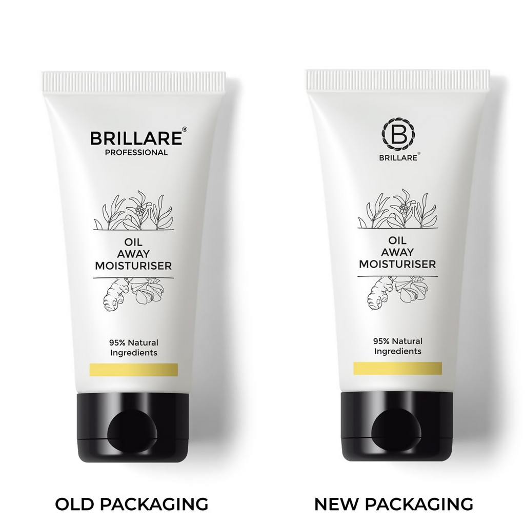 Brillare Oil Away Natural Moisturiser With Tea Tree and Turmeric For Oily