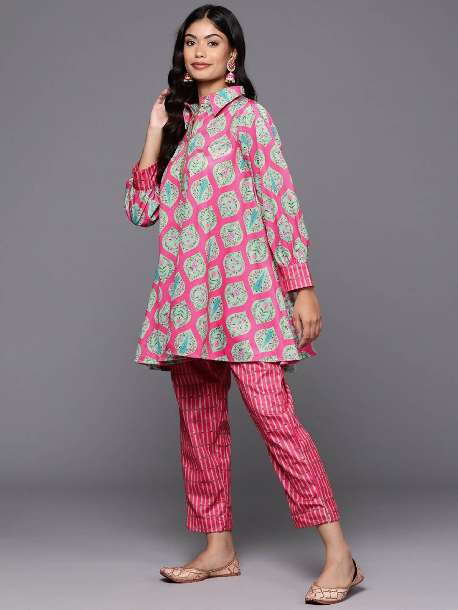 Ahalyaa Women's Traditional Wear Co-ods - Pink