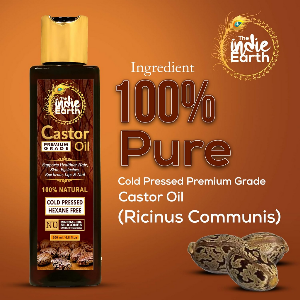 The Indie Earth Premium Grade 100% Pure Castor Oil