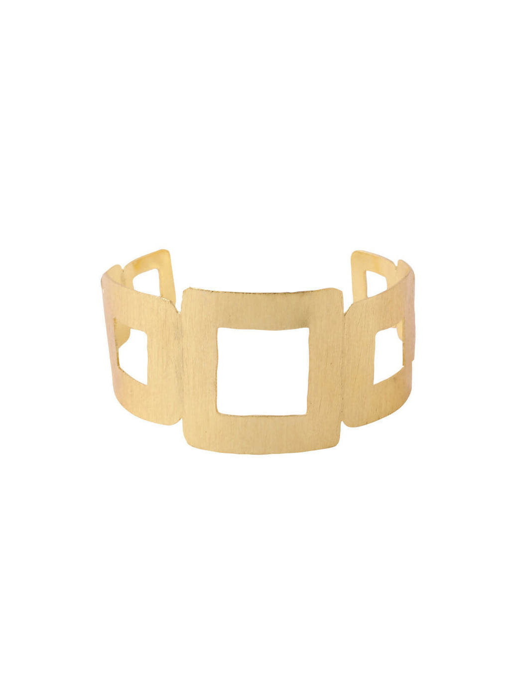 NVR Women Gold-Polished Adjustable Kada Bracelet
