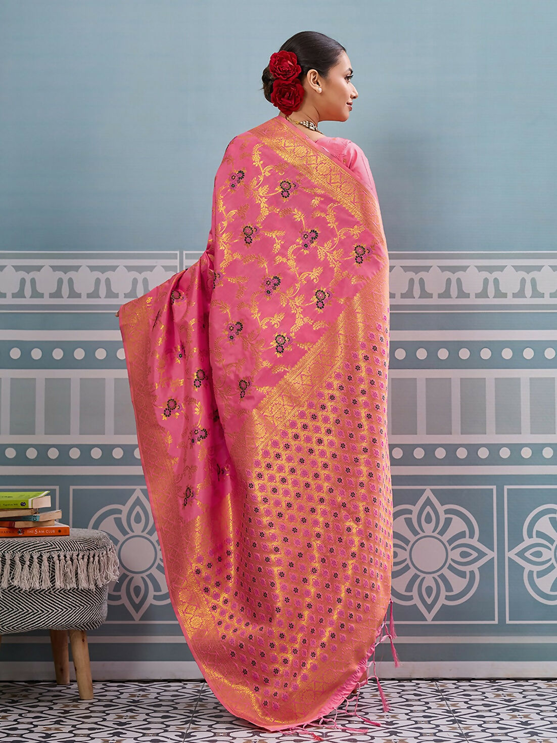 Shree Shyam Fashion Gajari Silk Saree