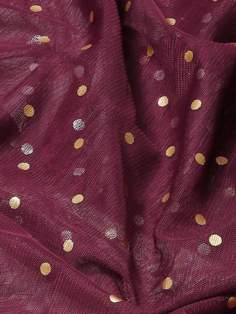 Ahalyaa Cream & Maroon Colour Floral Printed Co-ord Sets