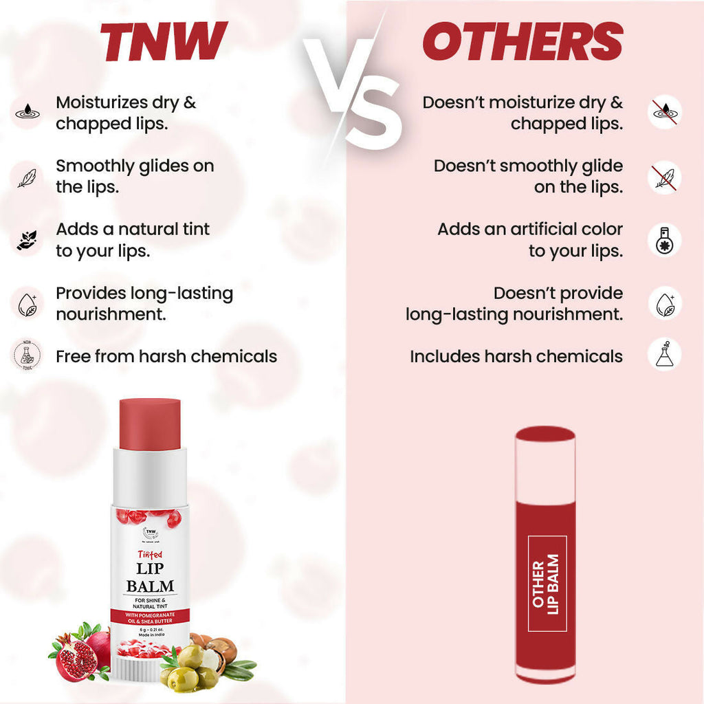 The Natural Wash Moisturizing Pomegranate Tinted Lip Balm