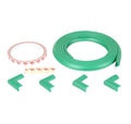 Safe-O-Kid Unique High Density L-Shaped 2 Mtr Long Mini 1 Edge Guard With 4 Corner Cushions - Green