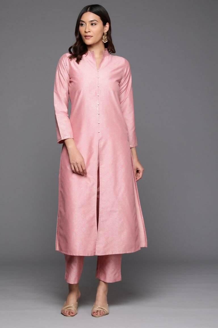 Ahalyaa Women's Traditional wear Kurta Set - Pink