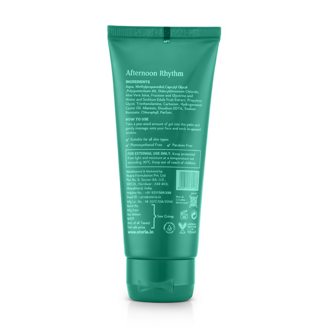 Oteria Sun Kissed Sun Care Gel For Sun Damage And Repair Skin Gel