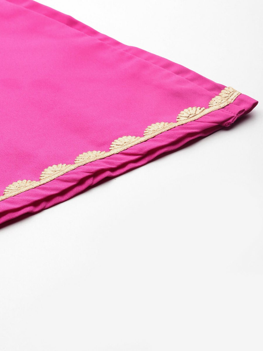Ahalyaa Women's Traditional wear Kurta Set - Pink