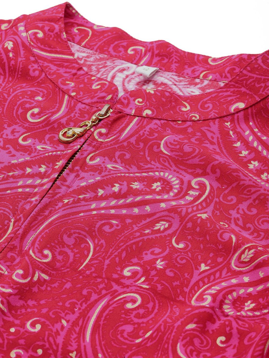 Ahalyaa Women's Traditional Wear Co-ods - Red