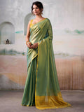 Shree Shyam Fashion Tissue Silk Light Green Saree