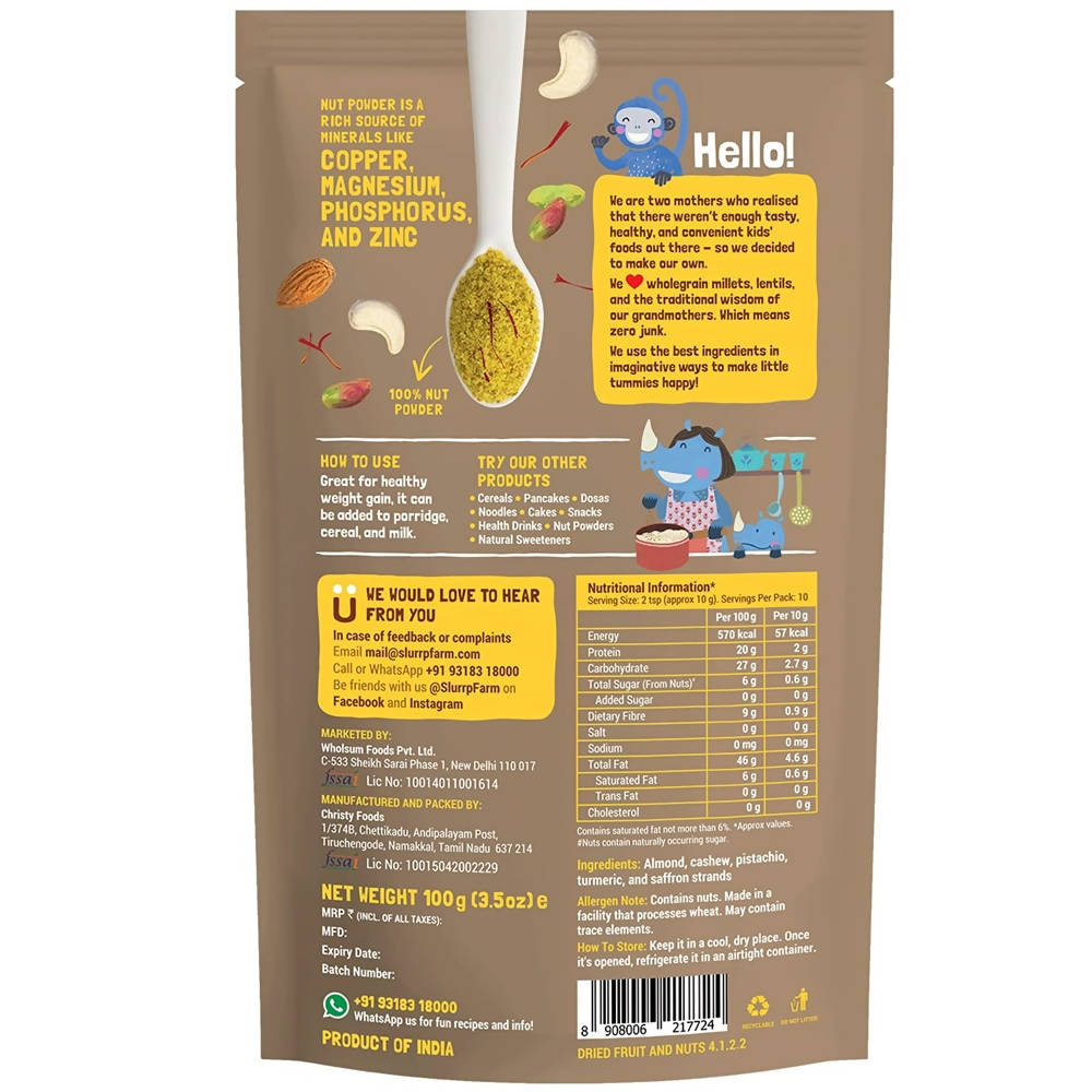 Slurrp Farm Nut Powder For Kids